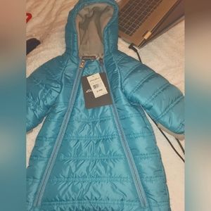 Eddie bauer bunting blanket car seat slot